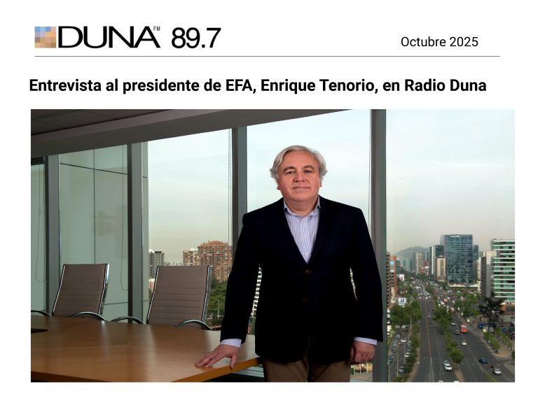 Entrevista al presidente de EFA, Enrique Tenorio, en Radio Duna 